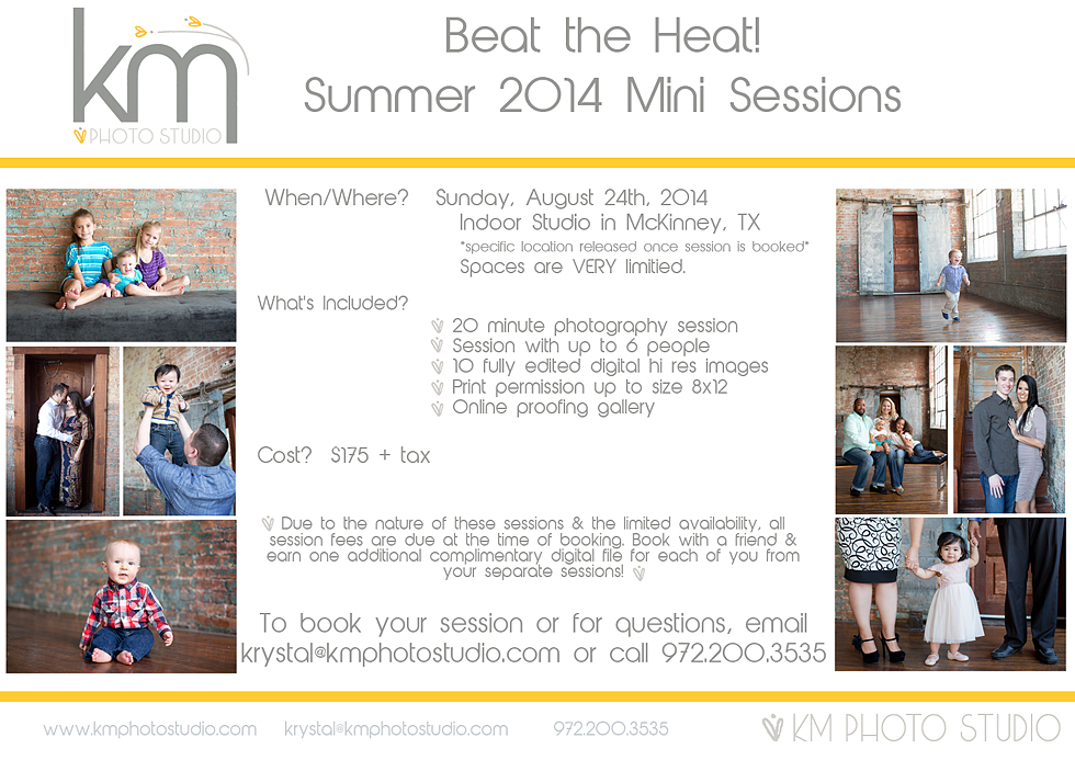 summer mini session, dallas photographer, mckinney cotton mill, mckinney family photographer, plano family photographer, richardson family photographer, KM Photo Studio